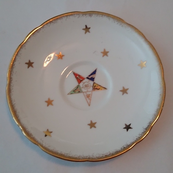 Royal Stafford Masonic Order of the Eastern Star OES Teacup + Saucer Bon… - Picture 5 of 7